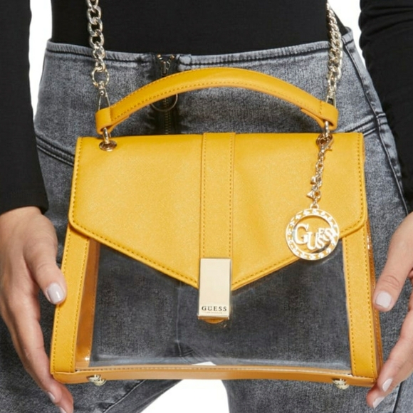 NEW GUESS Candy Top Handle Tote Handbag - Picture 1 of 6